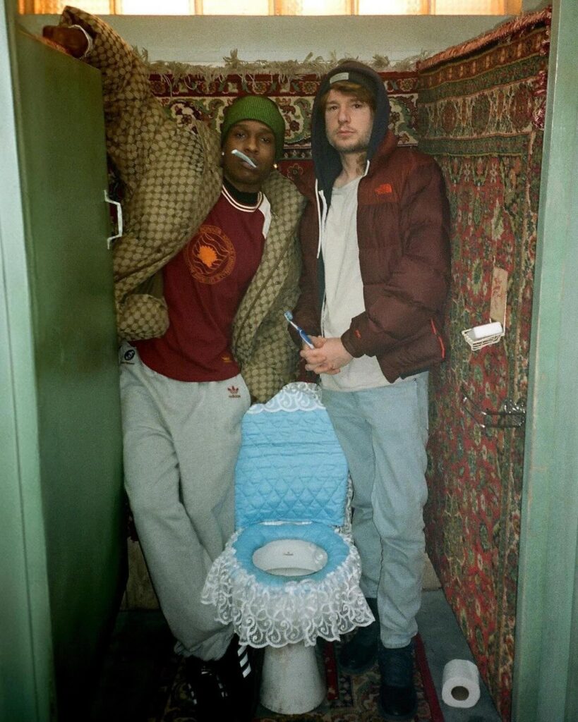 Kulisy teledysku „Tailor Swif” A$AP Rocky’ego. Reżyseria: duet Vania Heymann i Gal Muggia.