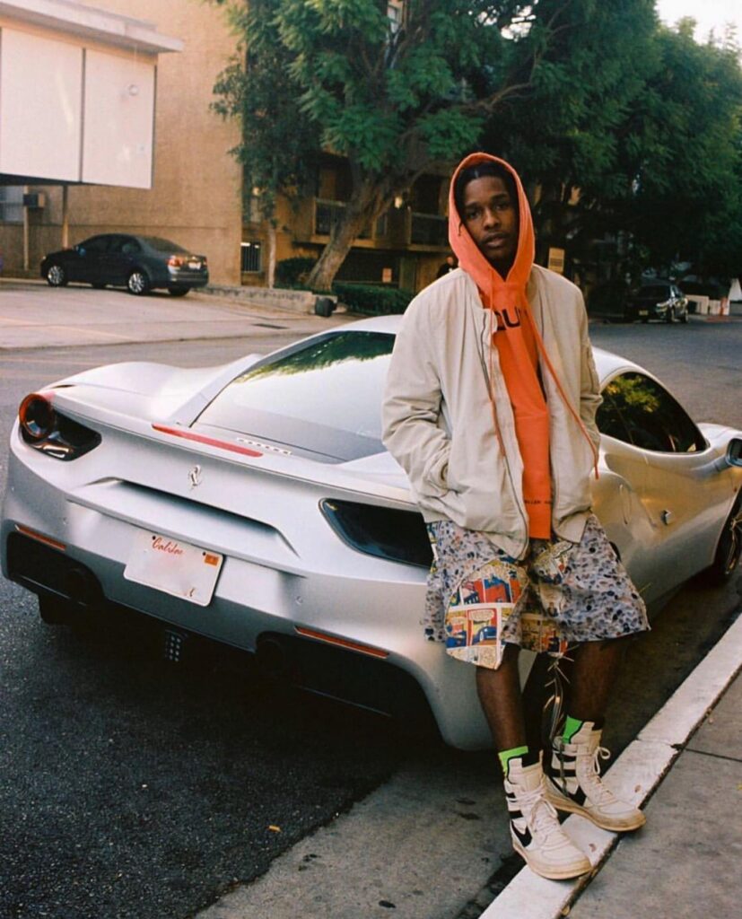 A$AP Rocky, credit: @wiresonly