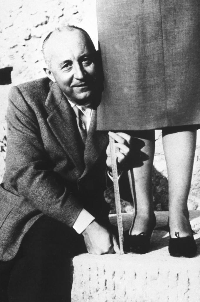 Christian Dior, 1947 Francja, fot: Keystone. Getty Images.