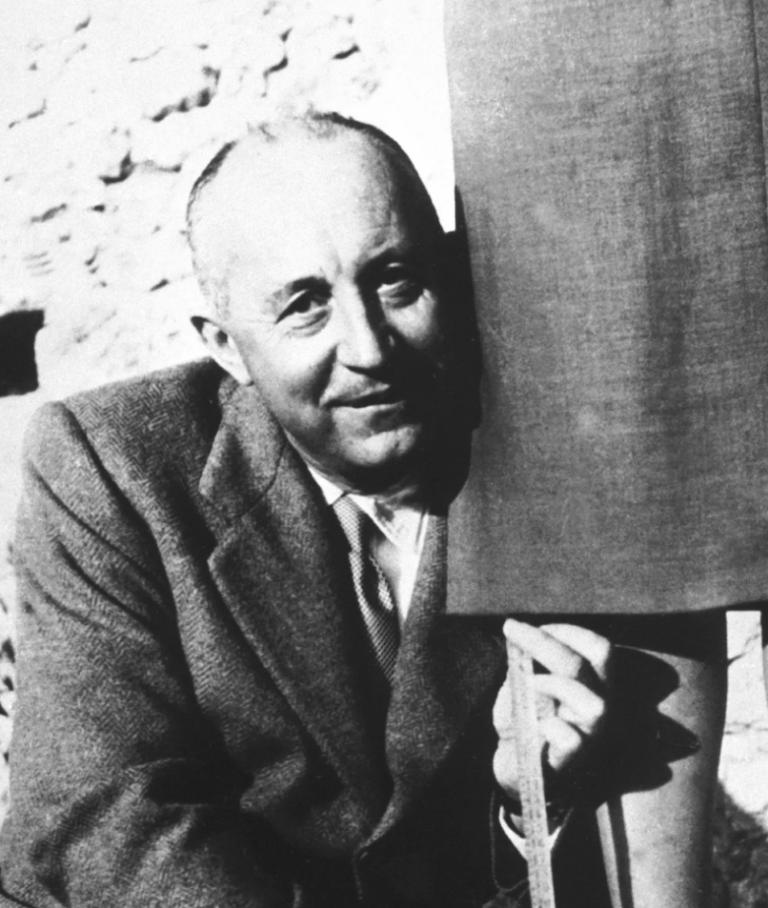 Christian Dior, 1947 Francja, fot: Keystone. Getty Images.