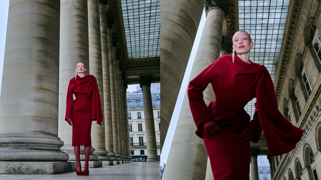 Mugler From the Les Chimères haute couture collection fall/winter 1997-1998.