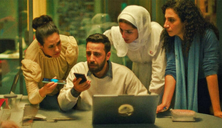 Kadr z filmu ,,Głos Hind Rajab''.